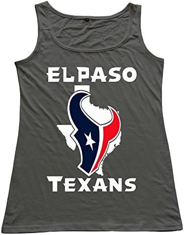 XiangHe Houston Texans Logo Women's T-Shirt Large DeepHeather Tank Top