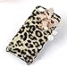 niceEshop Bling Rhinestone 3D Pink Bow Bowknot Pearls Pendant Leopard Case Cover for iPod Touch 5 5th