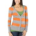 Mossimo Supply Co. Juniors Boyfriend Cardigan - Orange Stripe