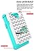 Galaxy On5 Case, Style4U Cute Owl Studded Rhinestone Crystal Bling Hybrid Armor Case Cover for Samsung Galaxy On5 G550 with 1 Style4U Stylus [White/Teal]