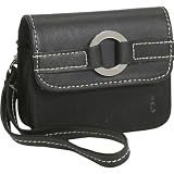 Icon Motion Systems Black "O" Microfiber Digital Camera Case with Vinyl Trim and Ring Detail