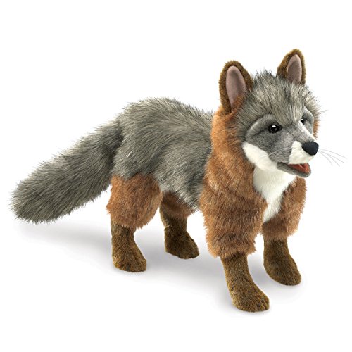 Folkmanis Gray Fox Hand Puppet