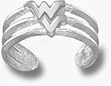 West Virginia Mountaineers WV Toe Ring - Sterling Silver Jewelry