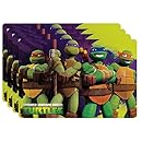 Zak! Designs Placemat with Teenage Mutant Ninja Turtles Graphics, Set of 4, BPA-free Plastic