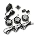 Westek SW60LC3 20-Watt Halogen Low Voltage Accent Light Kit, 3 Pack, Black