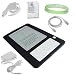 Black Amazon Kindle 2 E-Book Reader Silicone Rubber Skin Cover + Travle / Wall Charger + Car Charger + Data Sync / Charer Cable + Custom Fit Screen Protector + A Live*Laugh*Love Wrist Band!!! (Kindle 2 Not Included)