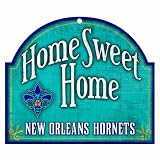 NBA New Orleans Hornets 11-by-9 Wood Home Sweet Home Sign