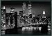 New York Poster und Kunststoff-Rahmen - Manhattan By Night (91 x 61cm)