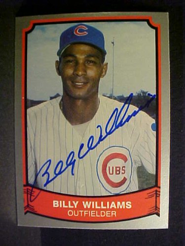 Billy Williams Chicago Cubs #184 1989 Baseball Legends Signed Baseball Card