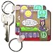 Rich Diesslins Londons Times Cartoons - Hippie Funeral Rest in Peace - Key Chains