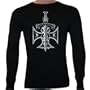 Chopper Sword Cross Thermal Shirt, XX-Large, Black