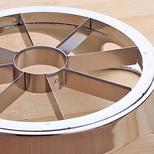 Iwooplus Stainless Steel 8 Slice Easy Grip Apple Slicer