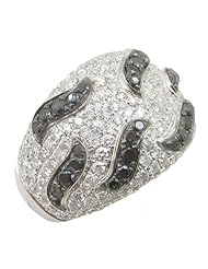 14k White Gold  2.32ctw Diamond Cocktail Ring 17053 Size 8.25