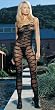 Spaghetti Strapped Opaque Criss Cross Body Stocking