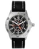 H3 Tactical Men's COMMANDER GMT Black Silicone Watch #H3.311271.09