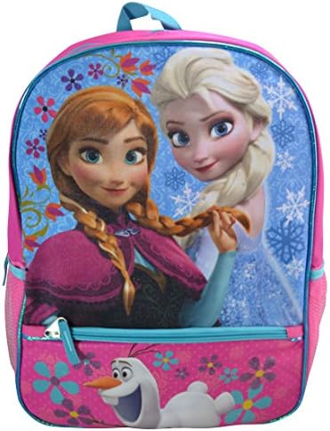 Frozen 16" Backpack Bundle of 3, Includes 2- Frozen Jazz Pen and Frozen 9pc Stationery Set on Blister Card