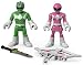 Fisher-Price Imaginext Power Rangers Green Ranger & Pink Ranger