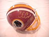CHRIS COOLEY SIGNED AUTOGRAPHED WASHINGTON REDSKINS MINI HELMET + HOLOGRAM