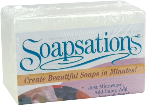Soapsations Microwaveable Soap Block 1 Lb: Glycerine