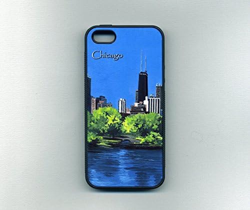 CHICAGO, ILLINOIS - Hancock Building view from Lincoln Park - Cityscapes Series - Cases for iPhones 4/4s, 5/5s, 6/6s &amp; 6plus, Samsung s4 and Samsung s5