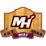 NBA Miami Heat 11-by-17 inch Established Wood Sign