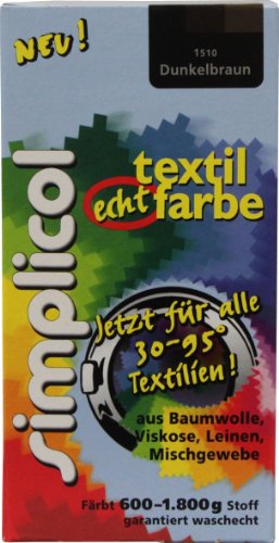 SIMPLICOL flüssig Textil-Echtfarbe Dunkel-Braun