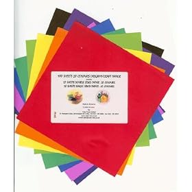 100 Sheets Single and Double Sided Origami Paper