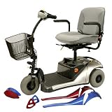 Shoprider New Dasher 9 Scooter, Grey with 3 Panel Change Colors