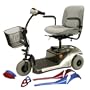 Shoprider New Dasher 9 Scooter, Grey with 3 Panel Change Colors