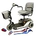Shoprider New Dasher 9 Scooter, Grey with 3 Panel Change Colors