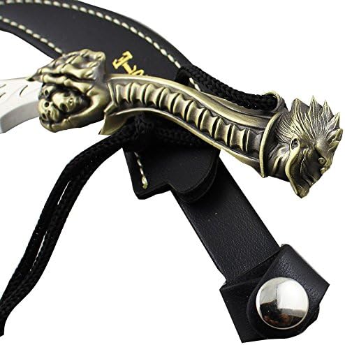 Ghost Studio Anime Death Note Luke`s Dagger Model 6.3" with Leather Cover