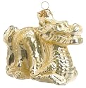 Ornaments To Remember Dragon (Opal) Hand-Blown Glass Ornament