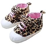 ベビーシューズ　ファーストシューズ　ハイカット　マジックテープ　1863　レオパード (11cm)