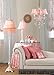 Pretty in Pink Swag Style Plug-In Mini Chandelier
