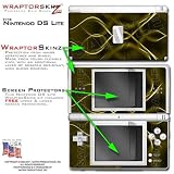 Abstract 01 Yellow WraptorSkinz Skin kit fits Nintendo DS Lite (DS LITE NOT INCLUDED)