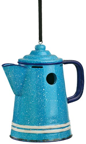 51%2BHBf2 AIL Graniteware Coffee Pot Birdhouse