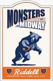 Chicago Bears Monsters of the Midway Nostalgic Metal Sign from Riddell