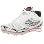 Saucony Women's Velocity Spike 2 Distance,White/Silver,6 M