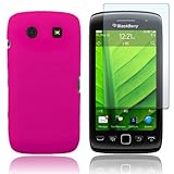 BlackBerry Torch 9850/9860 - Hot Pink Soft Silicone Skin Case Cover + Clear ....