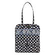 Vera Bradley Tall Zip Tote Bag Purse Night Owl