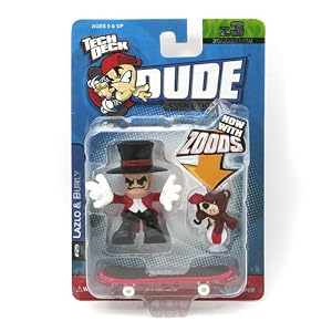 Tech Deck Dude Evolution Zoods Crew # 129 Lazlo and Burly by 