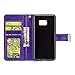 Samsung Galaxy Note 7 Case - IZENGATE [Classic Series] Wallet Cover PU Leather Flip Folio with Stand (Purple)