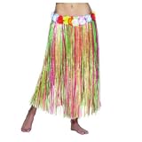 Multi-Colour 31 Inch Hula Skirt with Flowers
