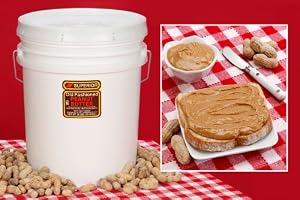 Smooth All Natural Peanut Butter (45 Pound Pail) (Unsalted)