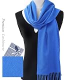 True Cashmere Scarf, INDIGO BLUE