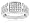 10k White Gold Men's Diamond Chain Ring (1/4 cttw, I-J Color, I2-I3 Clarity), Size 10