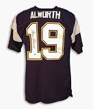 Lance Alworth Autographed San Diego Chargers Navy Blue Throwback Jersey
