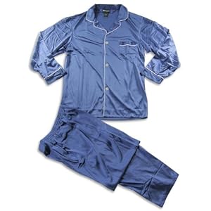 Claiborne - Big Mens Long Sleeve Pajamas, Navy