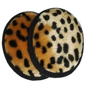 Luxurious Faux Fur Ear Mitts Bandless Ear Muffs (Black/Brown/Leopard/Ocelot)