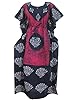 Womans Kaftan Dress Batik Print Cotton Caftan Resort Wear Night Gown Boho Maxi Xxl